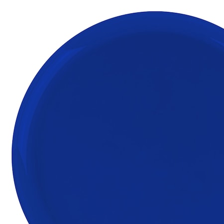 Smarty Had A Party 85 Light Blue Flat Round Disposable Plastic AppetizerSalad Plates 120 Plates, 120PK 838-LBL-CASE